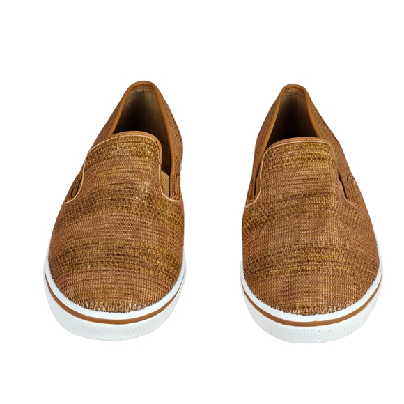 Lauren Ralph Lauren Janis Womens Fashion Slip on Sneakers - Tan - Picture 4 of 11